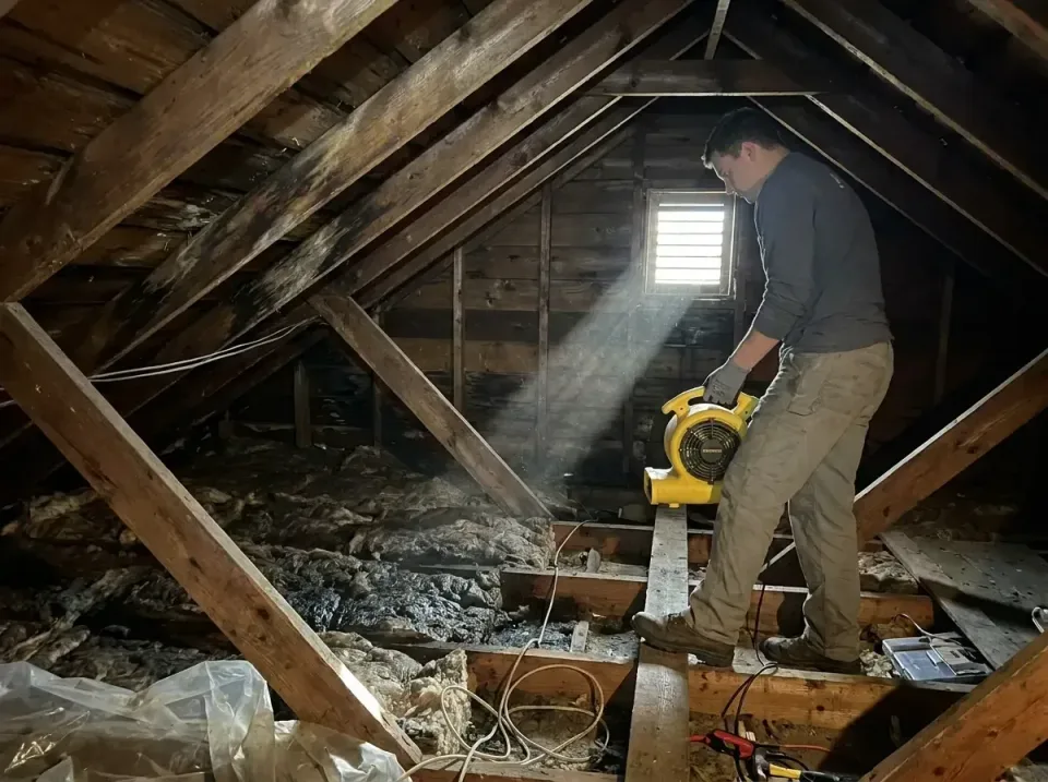 attic-water-damage-drying-proc-007 — frequently asked questions, Emergency Water Extraction & 24/7 Flood Response in Thorofa…